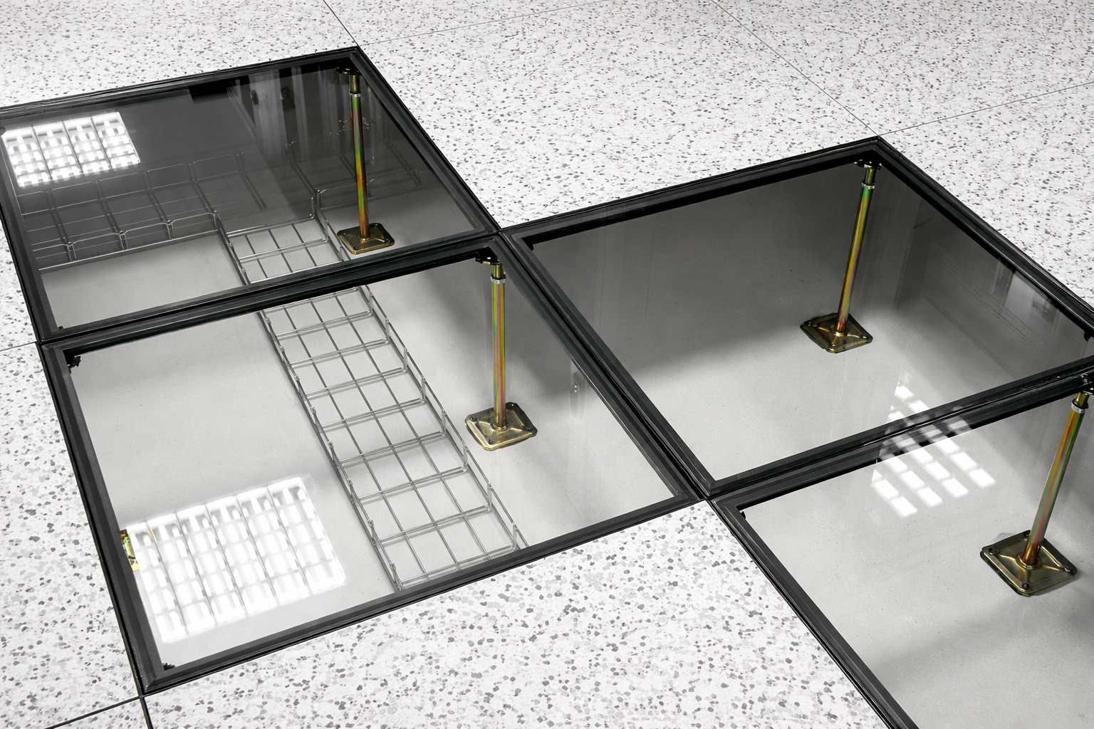 Raised floor structure