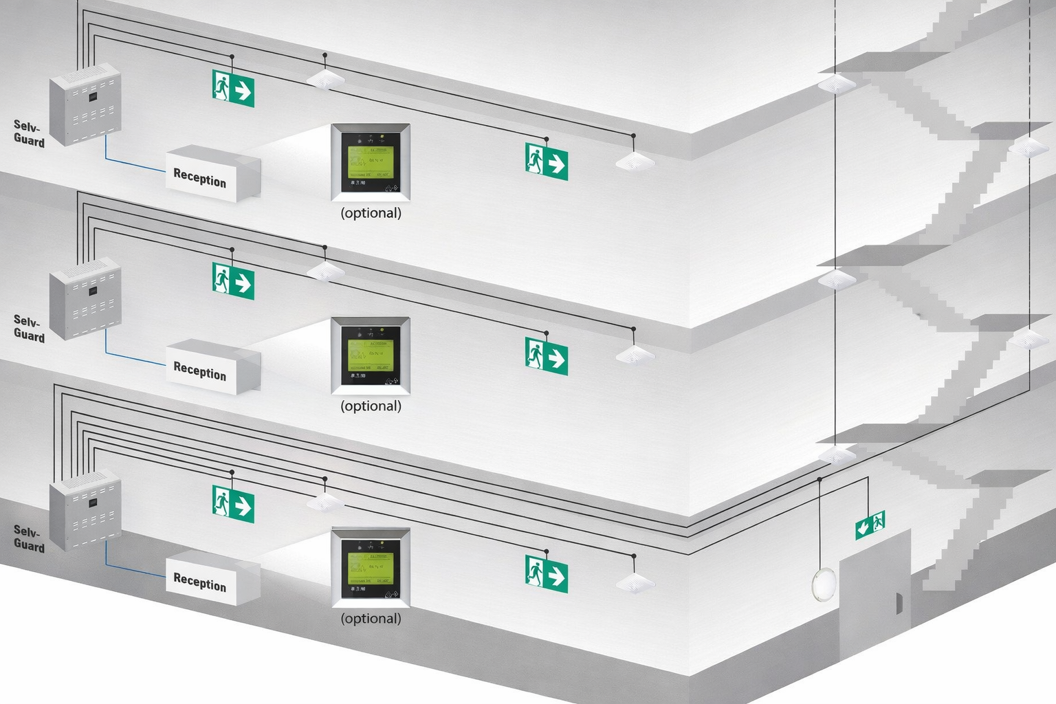 Emergency light fixture